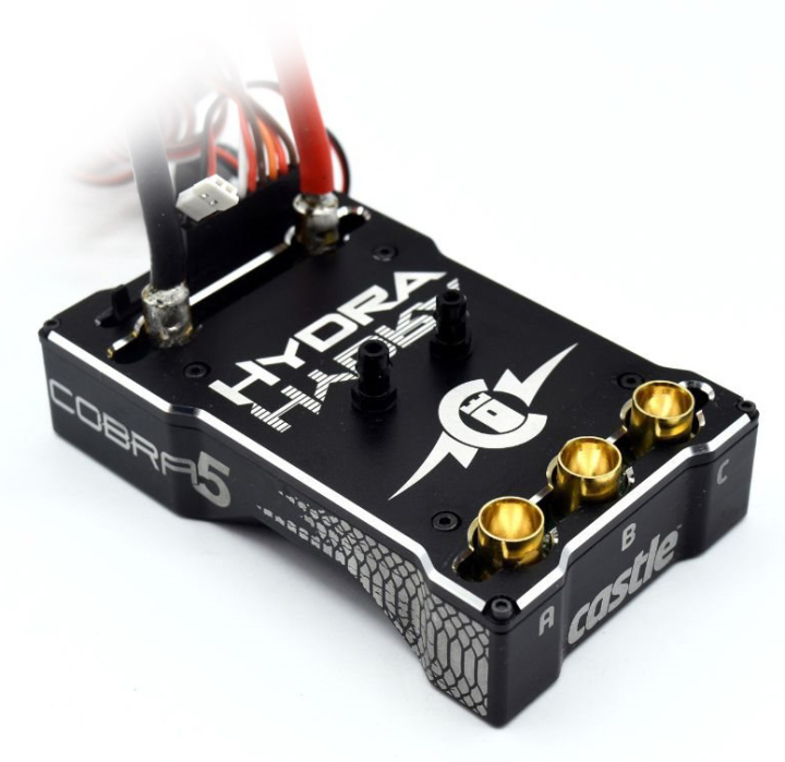 Castle Hydra Cobra 5 HV 8S 33.6V ESC 20A Peak BEC i gruppen RADIOSTYRD BÅT / Tillbehör / Fartreglage / Reglage (fartreglage båt) hos Rynosx4 Hobbyshop AB (CC010-0182-00)