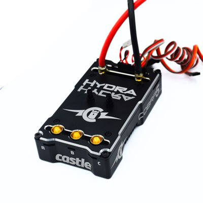 Castle Hydra Cobra 5 HV 12S 50,4V ESC 20A Peak BEC i gruppen RADIOSTYRD BÅT / Tillbehör / Fartreglage / Reglage (fartreglage båt) hos Rynosx4 Hobbyshop AB (CC010-0183-00)