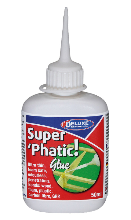 Deluxe materials Super Phatic Tunn Low Odor 50ml i gruppen Bygg & Verktyg / DELUXE MATERIALS / Lim hos Rynosx4 Hobbyshop AB (DL-AD21)