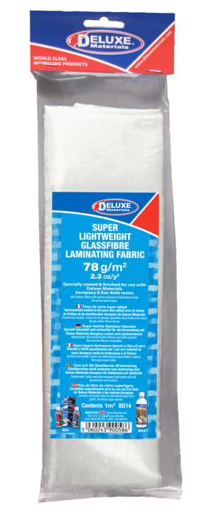 Deluxe materials Glasfibermatta 78gr/kvm 1kvm i gruppen Bygg & Verktyg / DELUXE MATERIALS / Lim hos Rynosx4 Hobbyshop AB (DL-BD14)