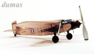 Ford Tri-Motor 445mm Trbyggsats i gruppen Fabrikat / D / Dumas / Flygmodeller hos Rynosx4 Hobbyshop AB (DU0210)