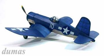 F4U Corsair 445mm Trbyggsats i gruppen Fabrikat / D / Dumas / Flygmodeller hos Rynosx4 Hobbyshop AB (DU0213)