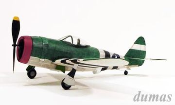 P-47 Thunderbolt 445mm Trbyggsats i gruppen Fabrikat / D / Dumas / Flygmodeller hos Rynosx4 Hobbyshop AB (DU0217)