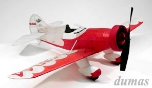 Gee Bee Model E 762mm Trbyggsats# i gruppen Fabrikat / D / Dumas / Flygmodeller hos Rynosx4 Hobbyshop AB (DU0302)