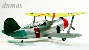 Curtiss-SBC-3 Helldiver 762mm Trbyggsats# i gruppen Fabrikat / D / Dumas / Flygmodeller hos Rynosx4 Hobbyshop AB (DU0305)