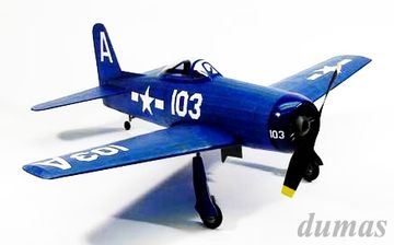 F8F-2 Bearcat 762mm Trbyggsats# i gruppen Fabrikat / D / Dumas / Flygmodeller hos Rynosx4 Hobbyshop AB (DU0309)