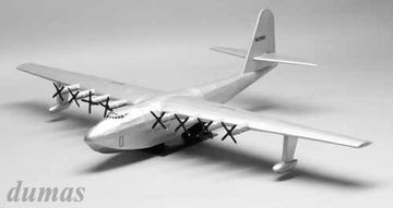 Hughes Spruce Goose HK-1 762mm Trbyggsats# i gruppen Fabrikat / D / Dumas / Flygmodeller hos Rynosx4 Hobbyshop AB (DU0322)