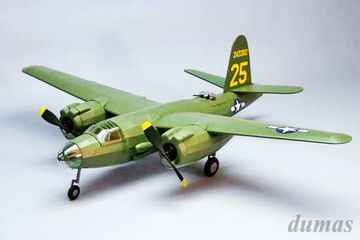 B-26 Marauder 762mm Trbyggsats# i gruppen Fabrikat / D / Dumas / Flygmodeller hos Rynosx4 Hobbyshop AB (DU0323)