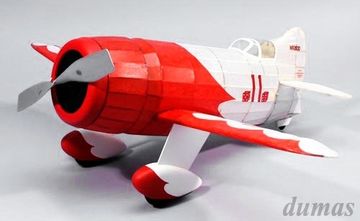 Gee Bee R-1 Racer 610mm Träbyggsats# i gruppen Fabrikat / D / Dumas / Flygmodeller hos Rynosx4 Hobbyshop AB (DU0403)