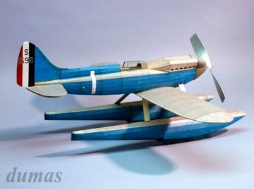 Super Marine S.6B 610mm Trbyggsats# i gruppen Fabrikat / D / Dumas / Flygmodeller hos Rynosx4 Hobbyshop AB (DU0404)