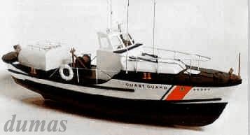 US Coast Guard Lifeboat 838 mm Trbyggsats i gruppen Bygg & Verktyg / Byggsatser tr / Trbtar hos Rynosx4 Hobbyshop AB (DU1203)