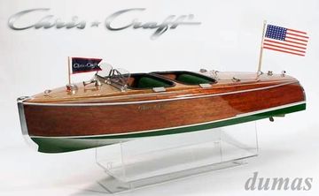 1940 Chris-Craft Barrel Back 724mm Trbyggsats i gruppen Bygg & Verktyg / Byggsatser tr / Trbtar hos Rynosx4 Hobbyshop AB (DU1234)