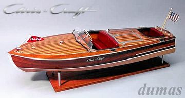 1949 Chris-Craft Racer 711mm Trbyggsats i gruppen Bygg & Verktyg / Byggsatser tr / Trbtar hos Rynosx4 Hobbyshop AB (DU1249)