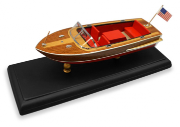 Chris-Craft 18' 1960 Continental Träbyggsats i gruppen Bygg & Verktyg / Byggsatser trä / Träbåtar hos Rynosx4 Hobbyshop AB (DU1709)