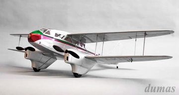 DH-89 Dragon Rapide R/C 1069mm Trbyggsats i gruppen Fabrikat / D / Dumas / Flygmodeller hos Rynosx4 Hobbyshop AB (DU1815)