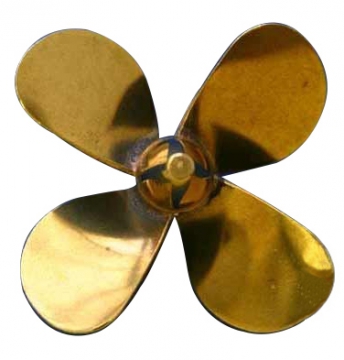 Propeller Mssing 4-blad Hger 50mm i gruppen RADIOSTYRD BT / Tillbehr / Propellrar hos Rynosx4 Hobbyshop AB (DU3125)