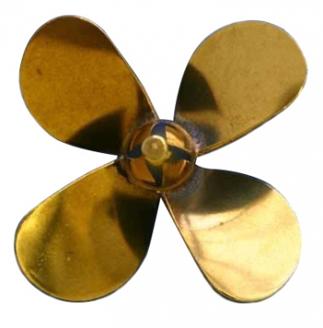 Propeller Mssing 4-blad Vnster 50mm i gruppen RADIOSTYRD BT / Tillbehr / Propellrar hos Rynosx4 Hobbyshop AB (DU3126)