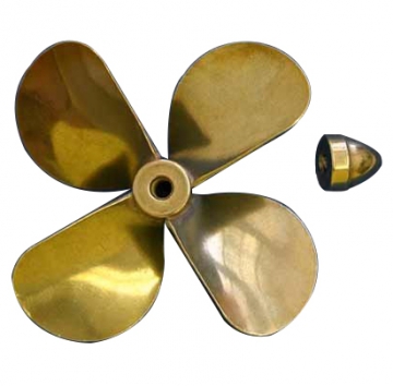 Propeller Mssing 4-blad Vnster 84mm i gruppen RADIOSTYRD BT / Tillbehr / Propellrar hos Rynosx4 Hobbyshop AB (DU3132)