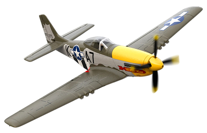 Volantex P51D Mustang Borstlös 500mm RTF i gruppen RADIOSTYRDA FLYG / Radiostyrda Flygplan hos Rynosx4 Hobbyshop AB (EXA76802GR)