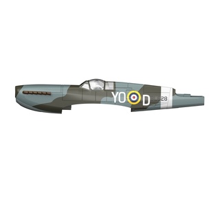 Volantex Kropp Spitfire 400mm Grå i gruppen RADIOSTYRDA FLYG / Reservdelar / Flygplan hos Rynosx4 Hobbyshop AB (EXP7611201V2B)