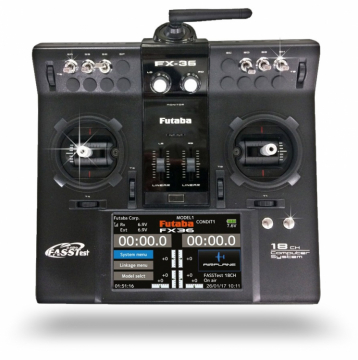 Futaba FX-36 Radio, R7208SB, utan batteri & laddare i gruppen Elektronik / Sändare & tillbehör / Sändare hos Rynosx4 Hobbyshop AB (FP05003203-3)