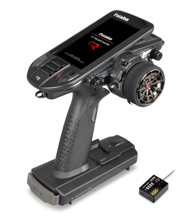 Futaba T10PXR Rattradio F-4G/SR/T-FHSS + R404SBS i gruppen Elektronik / Sändare & tillbehör / Sändare hos Rynosx4 Hobbyshop AB (FP05003237-3)
