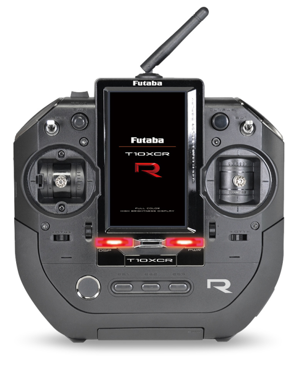 Futaba T10XCR Spakradio Bil/Båt F-4G, T-FHSS SR, T-FHSS, S-FHSS - R404SBS i gruppen RADIOSTYRD BIL / Radioutrustning / Sändare hos Rynosx4 Hobbyshop AB (FP05003239-3)