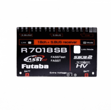 Ettikett R7108SB i gruppen Fabrikat / F / Futaba / Mottagarhus hos Rynosx4 Hobbyshop AB (FP1M17A64501)