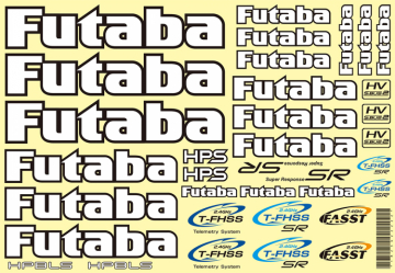 Futaba Original Dekalark bil/bt 18x26cm i gruppen Aktuellt / Nyheter /  hos Rynosx4 Hobbyshop AB (FPEBB1179)