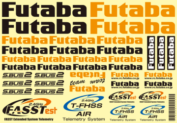 Futaba Original Dekalark Flyg 18x26cm i gruppen Aktuellt / Nyheter /  hos Rynosx4 Hobbyshop AB (FPEBB1180)