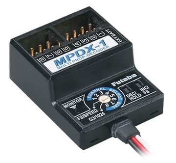 Futaba Multi Prop decoder 1-8 kanal i gruppen Fabrikat / F / Futaba / Moduler & Special hos Rynosx4 Hobbyshop AB (FPMPDX1)