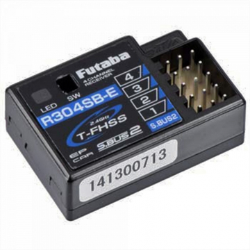 Futaba R304SB-E Mottagare T-FHSS Elbil Internantenn i gruppen Elektronik / Mottagare & tillbehr / Mottagare hos Rynosx4 Hobbyshop AB (FPR304SBE)