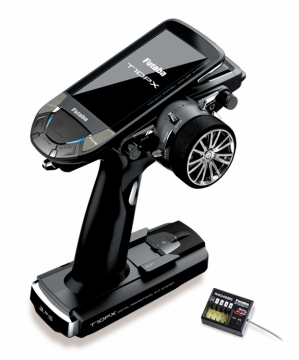 Futaba T10PX Rattradio F-4G/T-FHSS med R404SBS i gruppen RADIOSTYRD BIL / Radioutrustning / Sändare hos Rynosx4 Hobbyshop AB (FPT10PX)