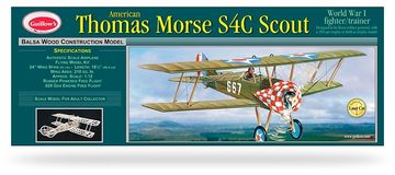 Thomas Morse Scout Guillow i gruppen Fabrikat / G / Guillows / Trmodeller hos Rynosx4 Hobbyshop AB (GU0201LC)