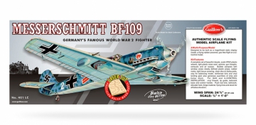 Messerschmitt BF-109 Guillow i gruppen Fabrikat / G / Guillows / Trmodeller hos Rynosx4 Hobbyshop AB (GU0401LC)