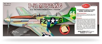 P-51 Mustang Guillow i gruppen Fabrikat / G / Guillows / Trmodeller hos Rynosx4 Hobbyshop AB (GU0402LC)