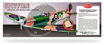 Spitfire model byggsats Laset Cut i gruppen Fabrikat / G / Guillows / Trmodeller hos Rynosx4 Hobbyshop AB (GU0403LC)