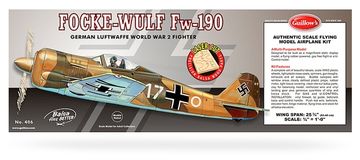 Focke - Wulf Fw - 190 model kit - Laser Cut i gruppen Fabrikat / G / Guillows / Trmodeller hos Rynosx4 Hobbyshop AB (GU0406LC)