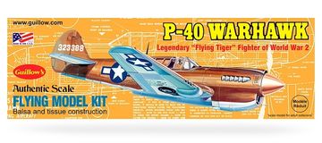 Curtiss P-40 Warhawk model kit i gruppen Fabrikat / G / Guillows / Trmodeller hos Rynosx4 Hobbyshop AB (GU0501)