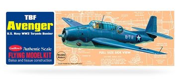 Grumman TBF Avenger model kit i gruppen Fabrikat / G / Guillows / Trmodeller hos Rynosx4 Hobbyshop AB (GU0509)