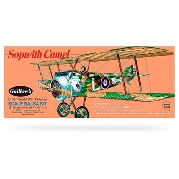 Sopwith Camel i gruppen Fabrikat / G / Guillows / Trmodeller hos Rynosx4 Hobbyshop AB (GU0801)