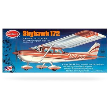 Cessna Skyhawk i gruppen Fabrikat / G / Guillows / Trmodeller hos Rynosx4 Hobbyshop AB (GU0802)