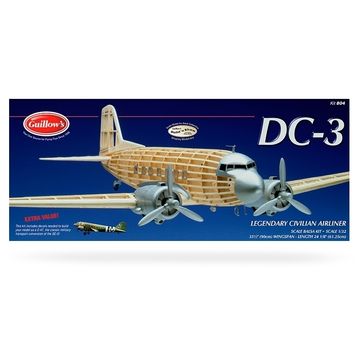 Douglas DC-3 i gruppen Fabrikat / G / Guillows / Trämodeller hos Rynosx4 Hobbyshop AB (GU0804)