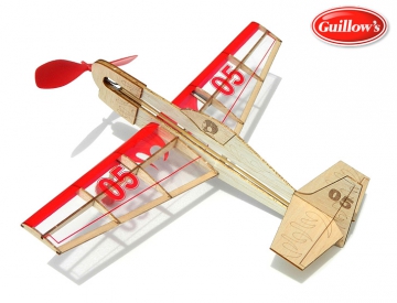 Stunt Flyer m. gummi motor i gruppen Fabrikat / G / Guillows / Enkla Modeller hos Rynosx4 Hobbyshop AB (GU4505)