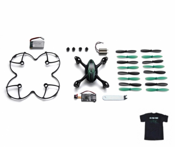 Value Pack med HD Kamera, Batteri, T-shirt, Kropp m.m i gruppen RADIOSTYRDA FLYG / Drnare / Reservdelar / Hubsan hos Rynosx4 Hobbyshop AB (H107-A38)