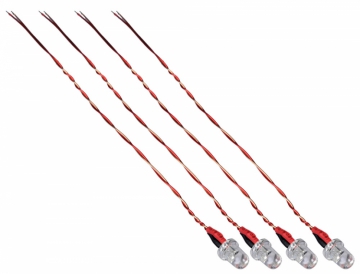 LED röd 4st X4 Hubsan i gruppen RADIOSTYRDA FLYG / Drönare / Reservdelar / Hubsan hos Rynosx4 Hobbyshop AB (H107C-A33)
