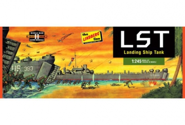 D-Day L.S.T. (Landing Ship Tank) 1/245 i gruppen Fabrikat / H / HAWK - Lindberg / Plastbyggsatser Bt hos Rynosx4 Hobbyshop AB (HL213)