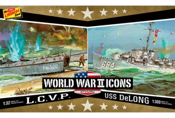 WWII LCVP & USS DeLong 2-pack i gruppen OUTLET / OUTLET hos Rynosx4 Hobbyshop AB (HL440)