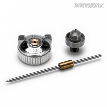 Hobbynox RUBY Nål & Munstycke Set 0.8 mm
