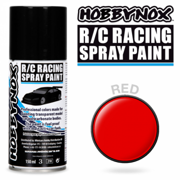 Hobbynox Rd R/C Racing Spray Frg 150 ml i gruppen Bygg & Verktyg / Frg & penslar / Lexan sprayfrg hos Rynosx4 Hobbyshop AB (HN1302)